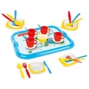 Arbatos rinkinys 4-iems su padėklu Dolu Fisher Price, 1821