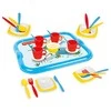 Arbatos rinkinys 4-iems su padėklu Dolu Fisher Price, 1821