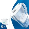 Brita Marella vandens ąsotis 2.4L ir Maxtra Pro+ filtrai, 6 vnt.