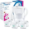 Brita Marella vandens ąsotis 2.4L ir Maxtra Pro+ filtrai, 6 vnt.