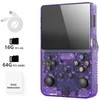 DATA FROG R36S retro delninis vaizdo žaidimų konsolė Linux sistema 3,5 colio IPS ekranas, nešiojamas kišeninis vaizdo grotuvas Žaidimai berniukui