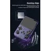R36S Retro delninė žaidimų konsolė su 128G ir 20000+ klasikinių žaidimų, violetinė