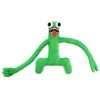 Happyjoe Minkštas pliušinis žaislas Rainbow friends, žaliasis ilgarankis, 30cm