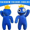Happyjoe Minkštas pliušinis žaislas Rainbow friends Mėlynasis sveikinasi, 30cm