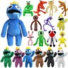 Happyjoe Minkštas pliušinis žaislas Rainbow friends, mėlynas-pakelta ranka, 30cm