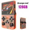 HappyJoe R36S, 128GB, oranžinė, 20000+ Games, 3.5" IPS Screen, Linux