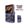 HappyJoe R36S, 128GB, violetinė, 20000+ Games, 3.5" IPS Screen, Linux