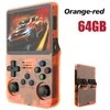 HappyJoe R36S, 64GB, oranžinė, 10000+ Games, 3.5" IPS Screen, Linux