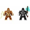 Konstruktorius King Kong vs Godzilla figūrėlė HeroBricks, 2 vnt, 9cm