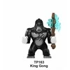 Konstruktorius King Kong vs Godzilla figūrėlė HeroBricks, 2 vnt, 9cm