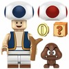 Konstruktorius Super Mario Toad figūrėlė HeroBricks, 5cm