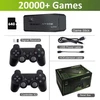 M8 4k HD Stick vaizdo žaidimų konsolė 10000 žaidimų 9 emuliatoriai, dvigubi belaidžiai valdikliai televizoriaus žaidimų Stick Retro delninė žaidimų konsolė