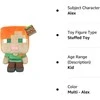 Jay Franco Minecraft Pliušinis Įdarytas Alex Pillow Buddy – Ypač Minkštas Poliesterio Mikropluoštas Vaikams, 16 Colių (Oficialus Produktas)