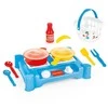 Mini viryklės rinkinys su priedais Dolu Fisher Price, 1822, mėlynas