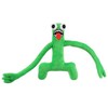 Minkštas pliušinis žaislas Rainbow friends, žaliasis ilgarankis, 30cm