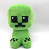 Minkštas žaislas Minecraft Crying Expression, žalias, 26 cm