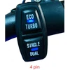 Mygtukas ECO/Turbo Single/Dual su šviečiančiais indikatoriais