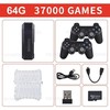 X2 Plus 4K Game Stick GD10 Pro Retro vaizdo žaidimų konsolė 128G Integruoti 41000 3D žaidimai su dviem žaidimų pultu 40+ emuliatoriais, skirtais N64/PSP