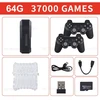 X2 Plus 4K Game Stick HD vaizdo žaidimų konsolė 128G Integruota 41000 3D Games 40+ simuliatoriai, skirti N64/PSP su belaidžiu valdikliu