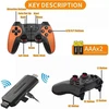 X2 Ultra Video Game Stick konsolė arba tik 2,4 g dvigubas belaidis valdiklis 4k HD30000 žaidimai 128 g retro žaidimai Kalėdų dovana 64 g x2uitra
