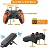 X2 Ultra Video Game Stick konsolė arba tik 2,4 g dvigubas belaidis valdiklis 4k HD30000 žaidimai 128 g retro žaidimai Kalėdų dovana 128 g x2uitra