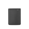 Brabantia Bo Waste Bin, 12L - Mineral Infinite Pilkas