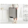 Brabantia Šiukšlių dėžė su pedalu, Bo 60L - matinės plieno spalvos
