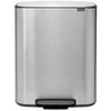 Brabantia Šiukšlių dėžė su pedalu, Bo 60L - matinės plieno spalvos