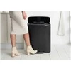 Brabantia Šiukšlių dėžė su pedalu, Bo 60L - matinės juodos spalvos