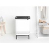 Brabantia Skalbinių dėžė BO, 2 x 45 l, baltos spalvos