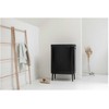 Brabantia Skalbinių dėžė BO, 2 x 45 l, matinės juodos spalvos