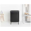 Brabantia Skalbinių dėžė BO, 2 x 45 l, matinės juodos spalvos