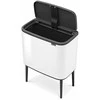 Šiukšlių dėžė Brabantia Bo Touch, 36 l, baltos spalvos