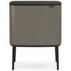 Šiukšlių dėžė Brabantia Bo Touch, 36 l, platinos spalvos