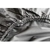 MIEGO GURU PREMIUM satino paklodė su guma “Ash Gray” (TC300) 200x220cm
