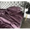 MIEGO GURU PREMIUM satino patalynės komplektas “Plum” (TC300) 200x200cm