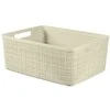 Daiktadėžė CURVER JUTE, 5 l, kreminė, 27×20×11 cm