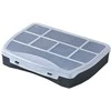 Dėžė Patrol Organizer Domino 19 iš PVC | juoda (19x15,5x3,7cm)