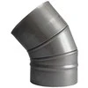 Kaminų alkūnė WADEX 115, D150 mm 45°