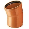 Lauko kanalizacijos alkūnė Magnaplast, Ø 110 mm x 30°