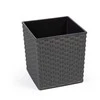 Lamela Plastikinis vazonas Juka Rattan, 40 x 40 cm