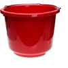 Plastmasinis kibiras 12 l raudonas 29881-1