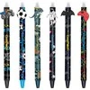 COOLPACK Automatinis trinamasis rašiklis COLORINO Boys Design 0,5mm, mėlynos sp.