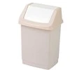 Šiukšliadėžė Curver, smėlio ruda, 15 l, 235 x 235 x 438 mm