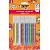 Skystieji klijai Bic Kids metalic, blizgūs, 63 g, 6 vnt