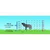 Tinklas avims Wolfnet Vario 108 cm aukščio 27228