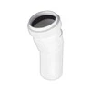 Magnaplast Vidaus kanalizacijos alkūnė HTplus, Ø 32 mm, 30°, balta