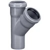 Vidaus kanalizacijos trišakis HTplus, Ø 50 / 50 mm, 45°