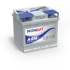 Akumuliatorius AGM MONBAT 12 V, 50 Ah, 540 A, pliusas dešinėje