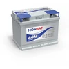 Akumuliatorius AGM MONBAT 12 V, 60 Ah, 640 A, pliusas dešinėje